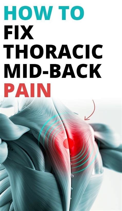 How to fix thoracic mid back pain relieve back pain – Artofit
