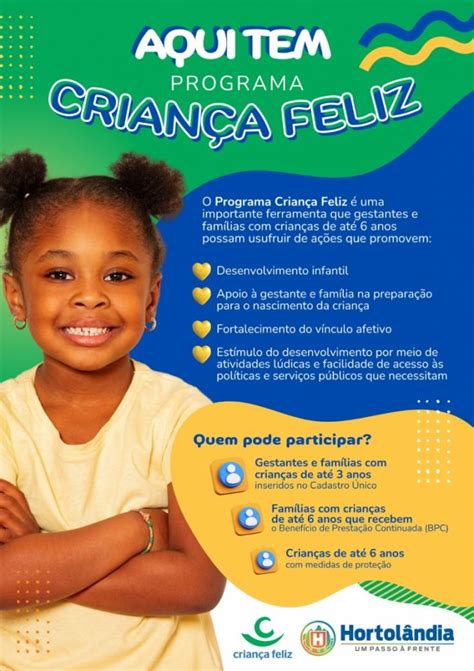 Programa Crian A Feliz Realiza Ades O De Fam Lias De Hortol Ndia