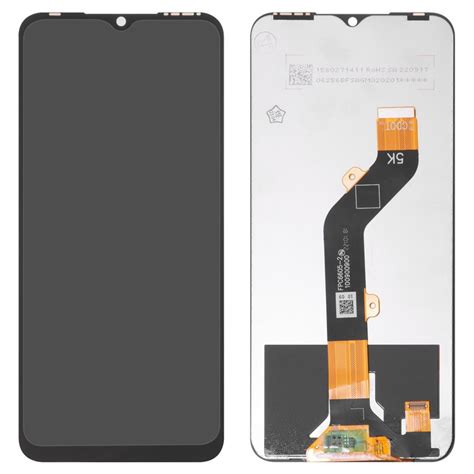 LCD Compatible With Tecno Spark 8C Infinix Hot 12i Black Without