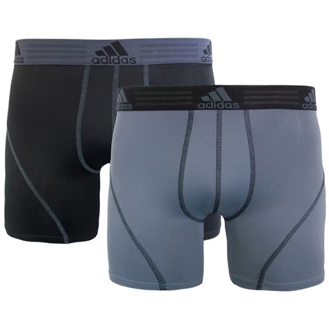 Adidas Men S Climalite Sport Performance Solid Boxer Briefs 2 Pack Bob’s Stores