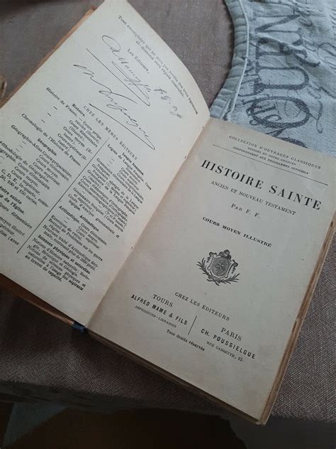 Histoire sainte ancien et nouveau testament cours élémentaire illustré