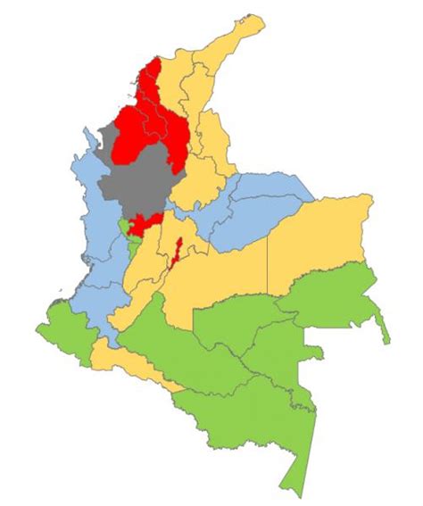 Print Map Quiz Interpretación de mapas mapa de colombia