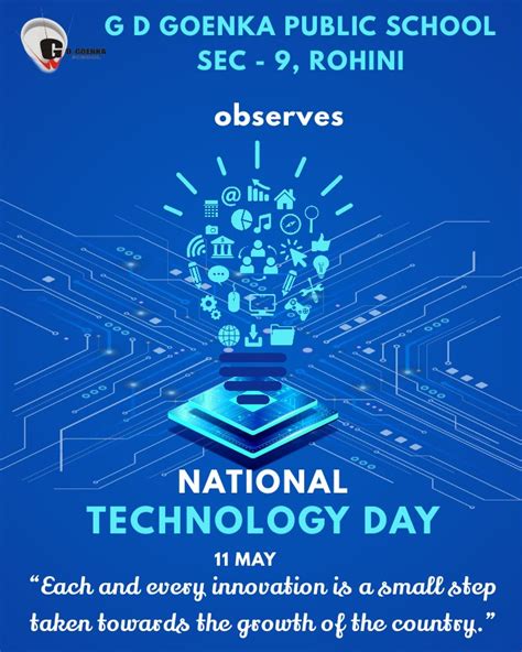 National Technology Day Gd Goenka Rohini