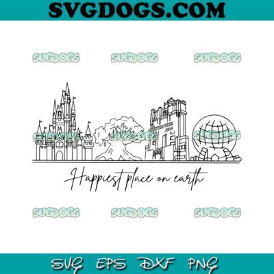 Disneyland Happiest Place On Earth Svg Png