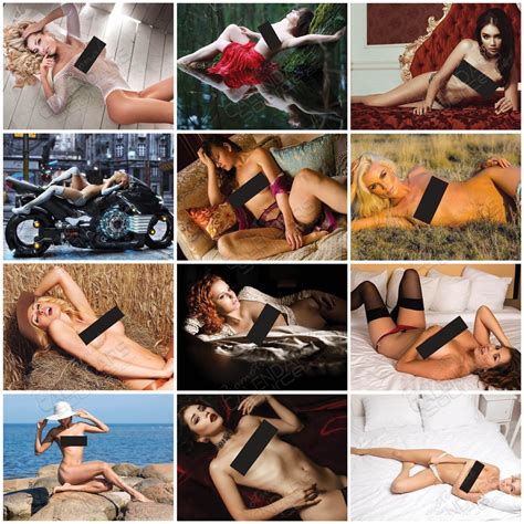 Erotic Érotique Nude Females Bilingual Adult Content Calendar Stapled
