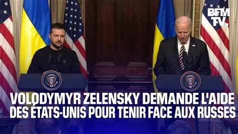 Guerre En Ukraine Volodymyr Zelensky Rencontre Joe Biden Washington