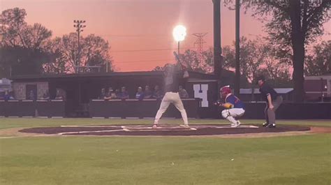 Houston Hs Baseball On Twitter Dean Mccalla Rips A Double Down The