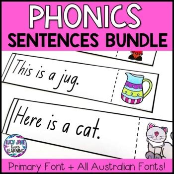 Fluency Sentences Activities Bundle Fluency Strips TpT