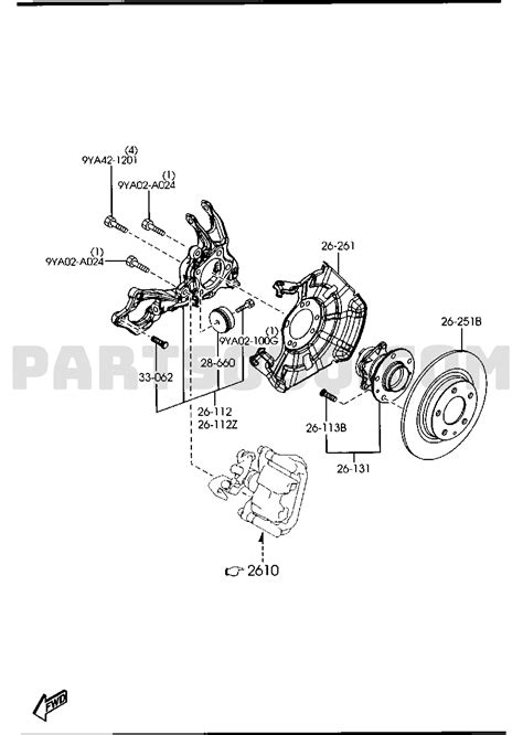 2 CHASSIS AXLE SUSPENSION BRAKE STEERING Mazda 6 General China 08