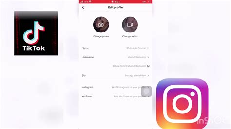 How To Connect Instagram And YouTube With TikTok Si Ta Lidhim