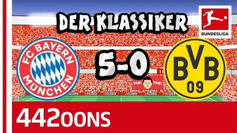 Fc Bayern München Vs Borussia Dortmund 5 0 Der Klassiker Highlights Powered By 442oons