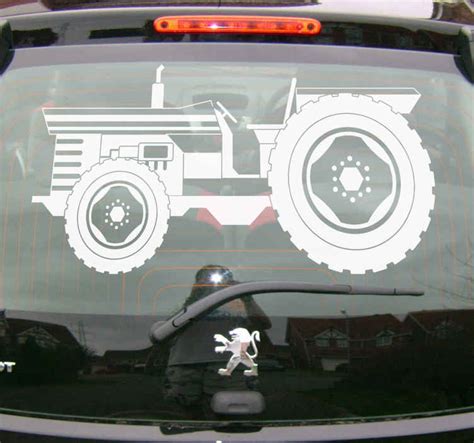 Vintage Traktor Matrica TenStickers