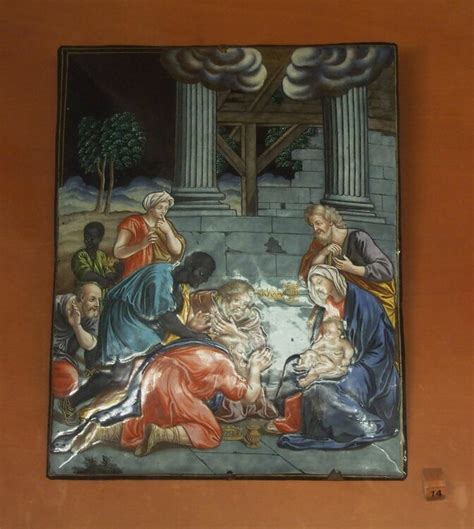 Plaque Rectangulaire Adoration Des Mages Louvre Collections