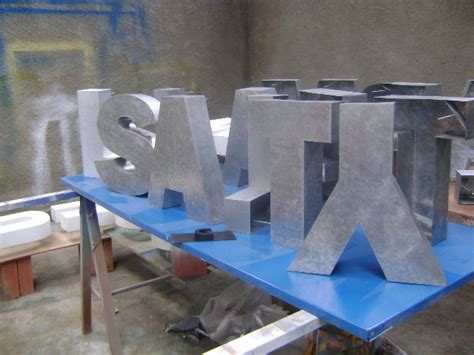 Letras De Chapa Galvanizada Variadas Letras Express