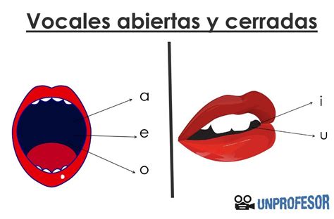 Las Vocales Abiertas Y Cerradas Con Ejemplos Y Ejercicios