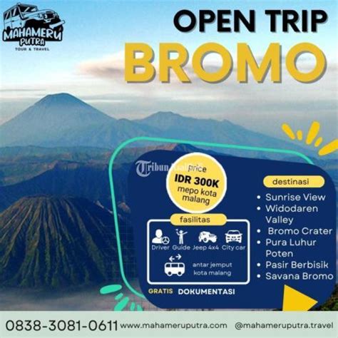 Open Trip Bromo Harga Terjangkau Paket Liburan Natal Tahun Baru