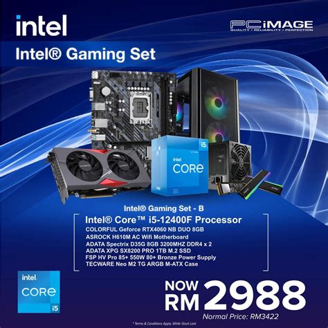 Intel Gaming Set B Pc Intel Core I F Colorful Geforce Rtx