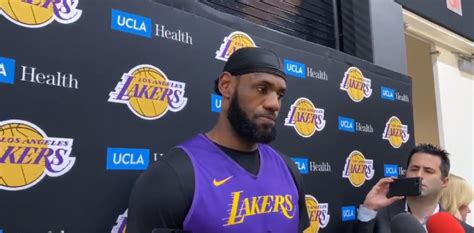 Lebron Refused To Answer Reporters Question Whether He Attended Kobe