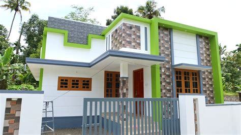 850 Sq Ft 2bhk Contemporary Style Single Storey House Design Home