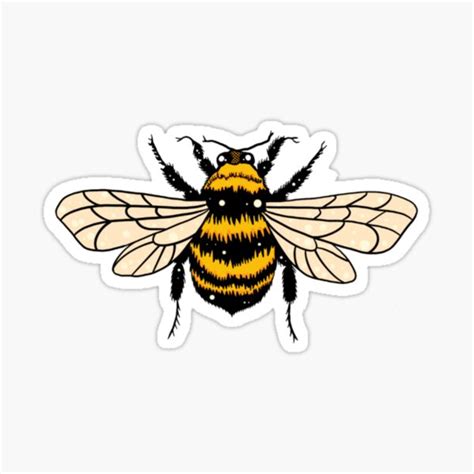 Bumblebee Sticker For Sale By Artmadebyastrid Redbubble