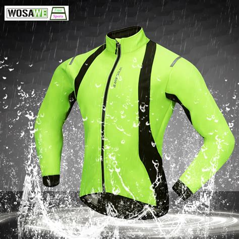 WOSAWE Autumn Winter Windbreaker Cycling Jacket Warmth Thermal