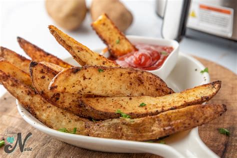 Air Fryer Potato Wedges Adventures Of A Nurse