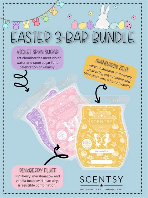 Easter Bar Bundle In Sweet Mandarin Scentsy Scented Wax Warmer