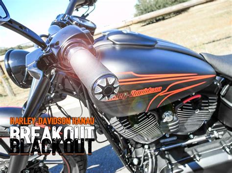 Softail Breakout Umbau Blackout Custombike Von Harley Davidson Hanau