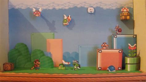 Mario Bros 3 Diorama Papercraft By Dhal021 On Deviantart