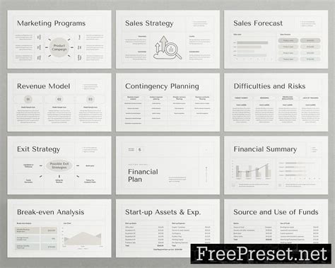 Minimal Business Plan Powerpoint Template Pchv9xd