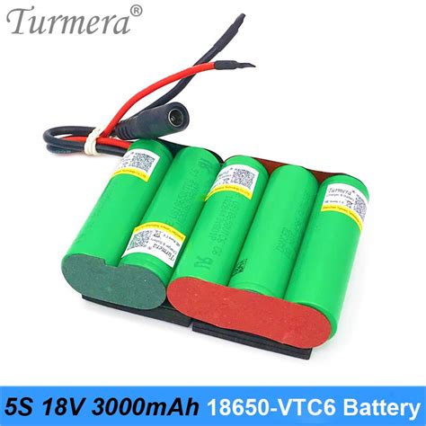 5s 18v 21v 3000 Mah Genopladeligt Litiumbatteri Us 18650 Vtc 6 3000 Mah