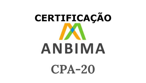 Prova Cpa Anbima Valor O Que Cai E Como Hpg