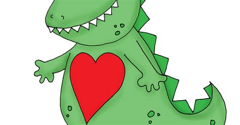 Free Dearie Dolls Digi Stamps Heart Dino