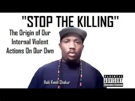 RBG Street Scholar Presents Haki Kweli Shakur Origin Of Our Internal