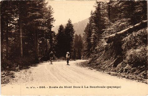 Route Du Mont Dore A La Bourboule Paysage La Bourboule Cartorum