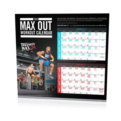 Insanity Deluxe Workout Calendar Upper Body Weight Training Eoua Blog