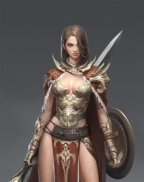 Artstation Valkyrie Seok Jeon Fantasy Art Women Fantasy Female Warrior Female Character