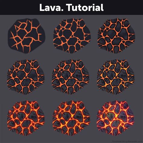 Lava Tutorial By Anastasia Berry Digital Painting Tutorials Digital