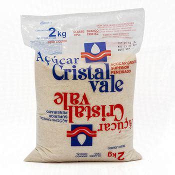 Acucar Cristal Vale 2KG Supermercado Nossa Casa