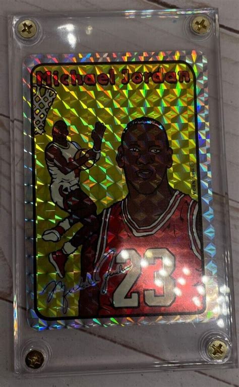 Michael Jordan Sticker Prism Jewel Vending Machine Commemorative