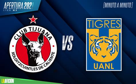 Xolos Vs Tigres Jornada 1 Del Apertura 2021 Goles Y Resumen Grupo