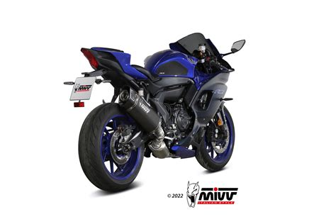 Scarico YAMAHA R7 Mivv SR 1 Titanio Nero Y 071 LR1TB Mivv