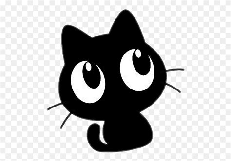 Freetoedit Cute Kawaii Cat Blackcat Chacha Dofus Chibi Cat Transparent