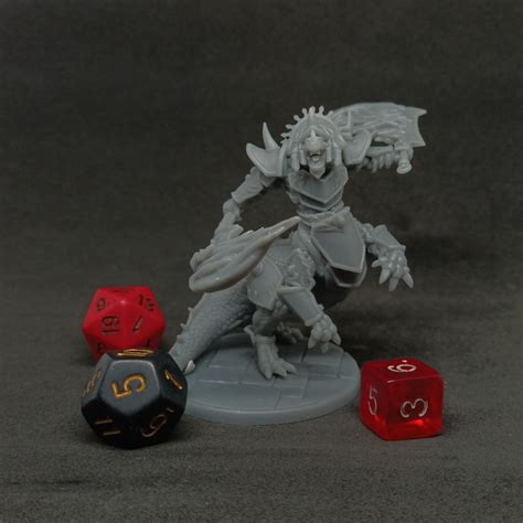 3d Printable The Draconian Guard Draconic Centaur Keeper Of Flames