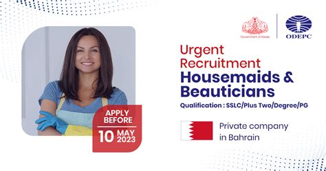 Urgent Recruitment Of Housemaids Beauticians To Bahrain Book Your