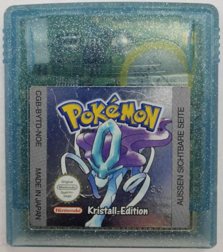 Pokemon Kristall Edition Spiel F R Gameboy Color Game Boy Gbc