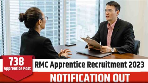 RMC Apprentice Recruitment 2023 Apply Online For 738 Apprentice Post