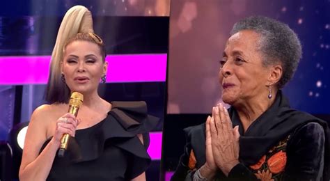 La Gran Estrella Gisela Valcárcel Presenta En Su Reality A Susan Baca