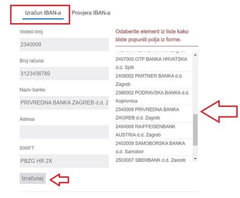 Iban Kalkulator Generirajte Ili Provjerite Iban Broj Računa Hou Hr