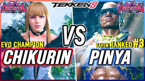 T8 Chikurin 1 Ranked Lili Vs Pinya 3 Ranked Raven Tekken 8